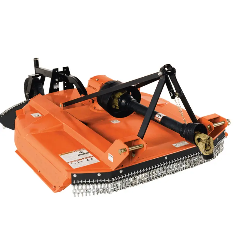 Rotary slasher lawn mower for tractor use in fields and orchards in Pakistan