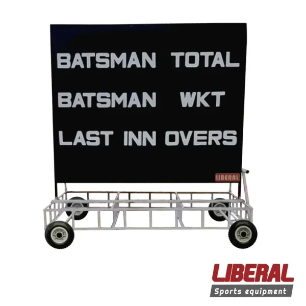 Manual Cricket Scoreboard – Movable Trolley Model by Liberal