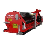 Commercial Verti-Drain aerator machine working on a golf course green for deep soil penetration in Pakistan