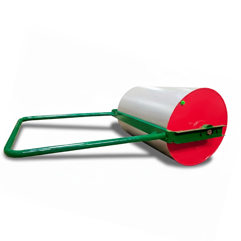 Hand Push Manual Lawn Roller Pakistan | Liberal Pakistan | Lawn Roller | Liberal Lawn Mowers – Pakistan’s Trusted Turf Care & Sports Ground Equipment Manufacturer Side view of hand push lawn roller showing the full roller frame