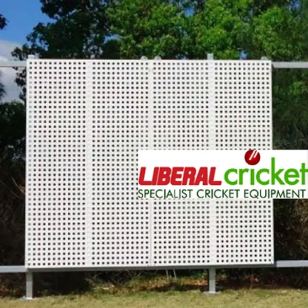 Fixed Type Cricket Sight Screen – Iron Mesh Front View by Liberal Lawn Mowers