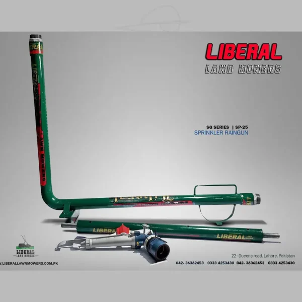 sprinkler rain gun sp 50 with portable trolley