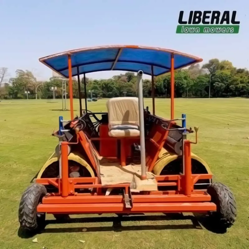 Auto Super Sopper Pakistan | Liberal Pakistan | Auto Super Sopper | Liberal Lawn Mowers – Pakistan’s Trusted Turf Care & Sports Ground Equipment Manufacturer Rear view of Auto Super Sopper by Liberal Lawn Mower