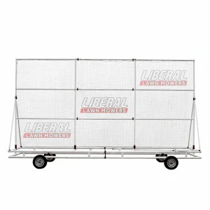 Portable Cricket Sight Screen with Parachute Cloth Panels – Front View