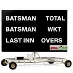 manual cricket scoreboard | portable trolley