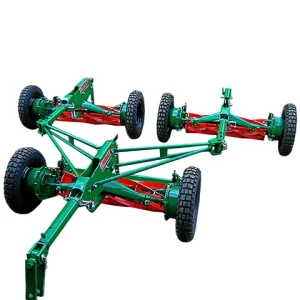 Gang mowers by Liberal Lawn Mowers – Heavy-duty, efficient, and precise equipment for large lawns, golf courses, and professional turf maintenance.