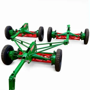 Gang lawn mower tractor-driven grass cutter heavy duty turf equipment by Liberal Lawn Mowers Pakistan