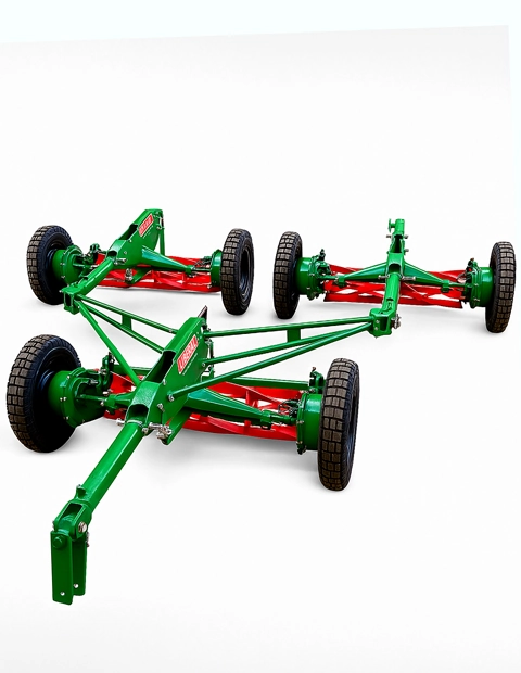 Gang lawn mower tractor-driven grass cutter heavy duty turf equipment by Liberal Lawn Mowers Pakistan