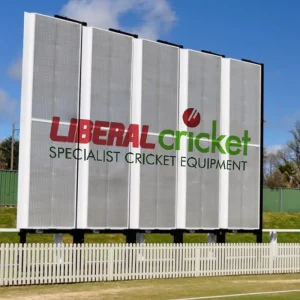 Fixed rail track type sight screen by Liberal Lawn Mowers