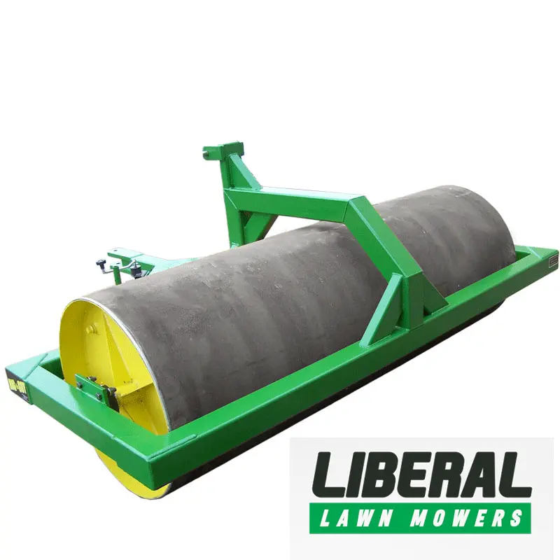 Tractor Trailed Lawn Roller Pakistan | Liberal Pakistan | TRACTOR TRAILED LAWN ROLLER | Liberal Lawn Mowers – Pakistan’s Trusted Turf Care & Sports Ground Equipment Manufacturer A heavy duty water ballast Tractor Turf Roller attached to a farm tractor, compacting a large cricket outfield in Pakistan for seamless turf preparation.