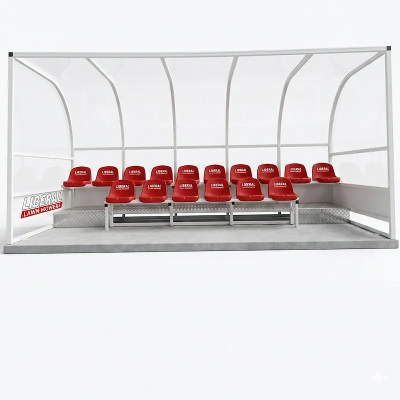 Freestand Sports Ground Team Shelter & Dugouts | Liberal Lawn Mowers Freestand Sports Ground Team Shelter & Dugouts - Image 2