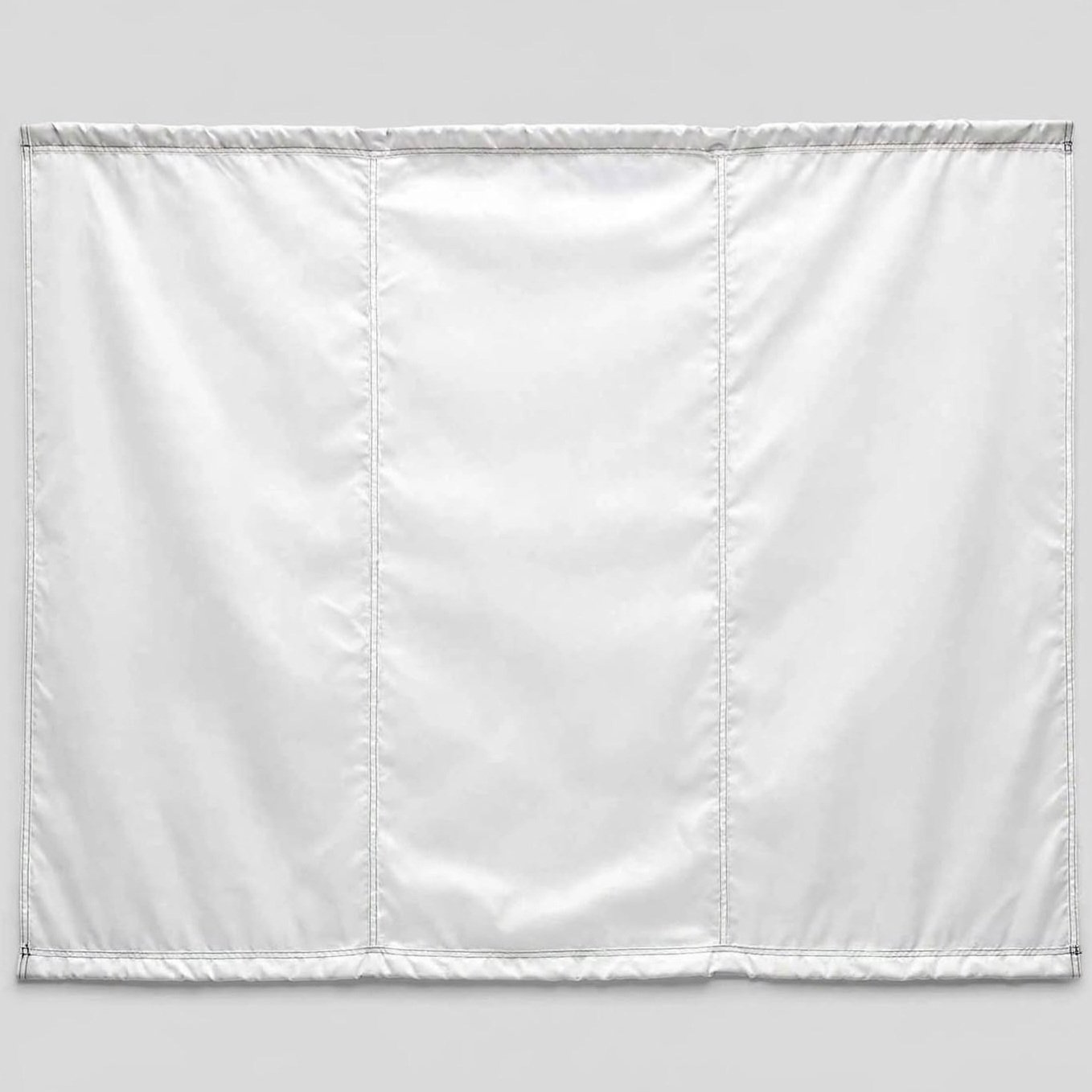 Heavy-Duty Cricket Sight Screen Cloth | Black & White Parachute Fabric Heavy-Duty Cricket Sight Screen Cloth | Black & White Parachute Fabric