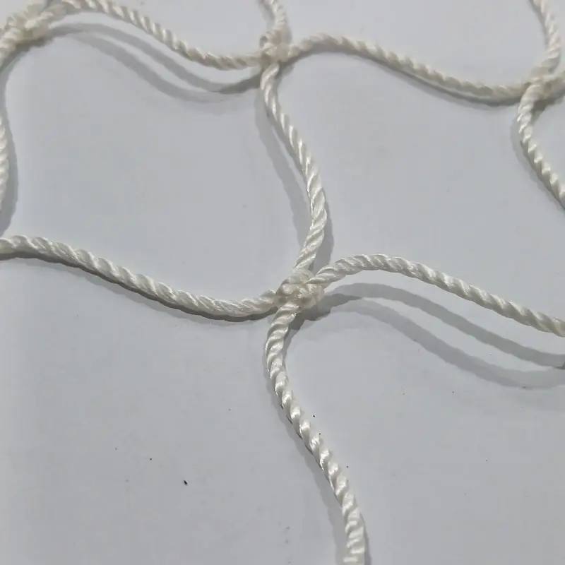 Close-up of 100-ply nylon cricket practice netting