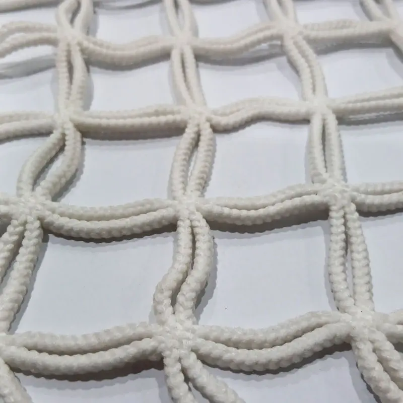 Heavy duty 45mm double knotless white cricket netting