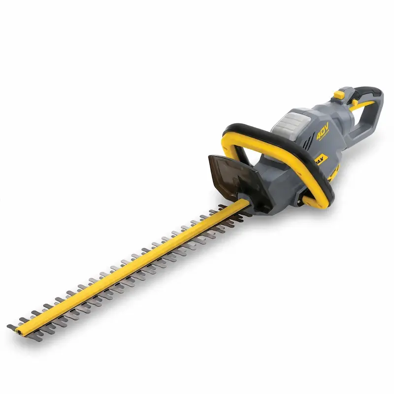 Lynxx 40V lithium cordless hedge trimmer with 24-inch dual-action blade